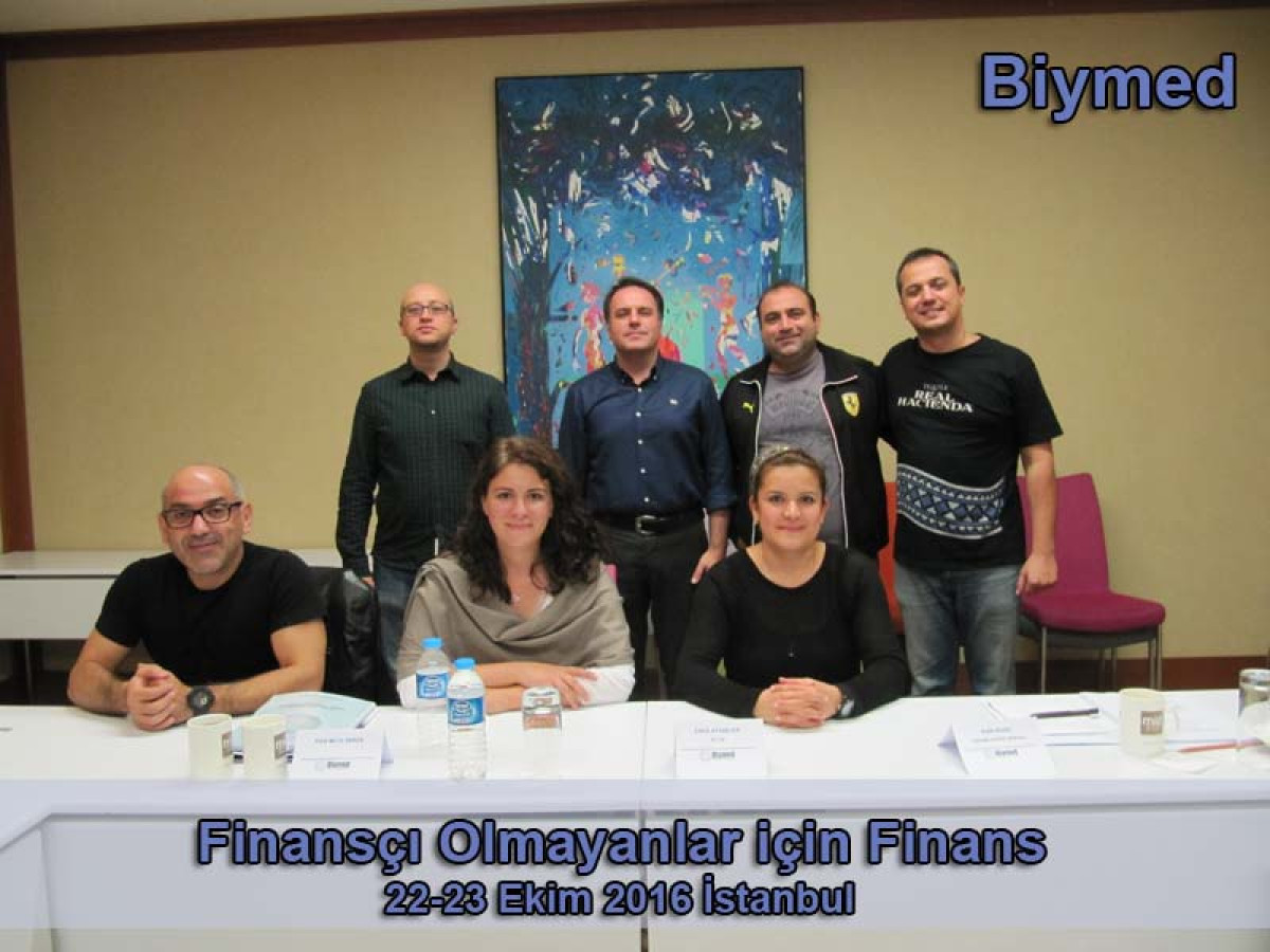 Finansçı Olmayanlar için Finans Yönetimi Eğitim Fotoğraflar - Ekim 2016
