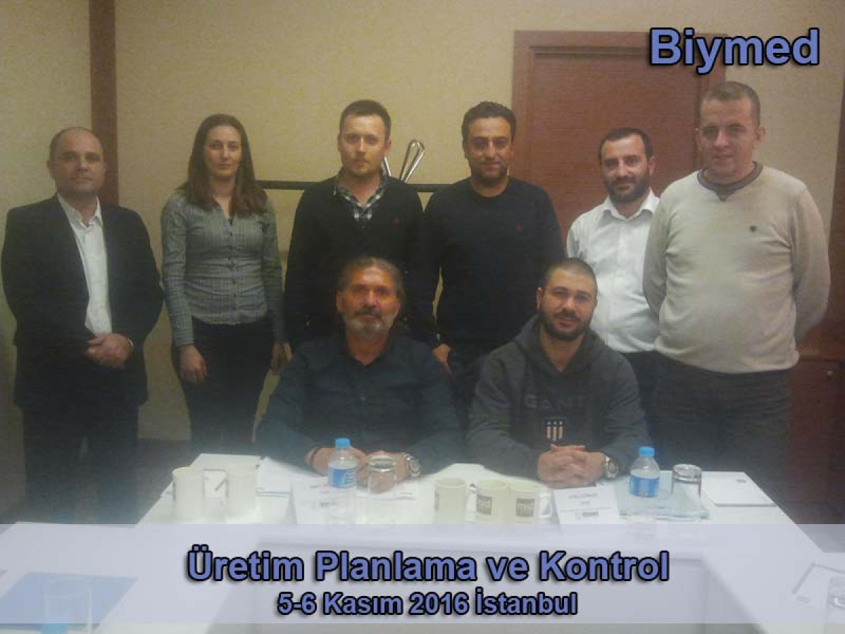 Üretim Planlama ve Stok Yönetimi Eğitim Fotoğrafları - Kasım 2016