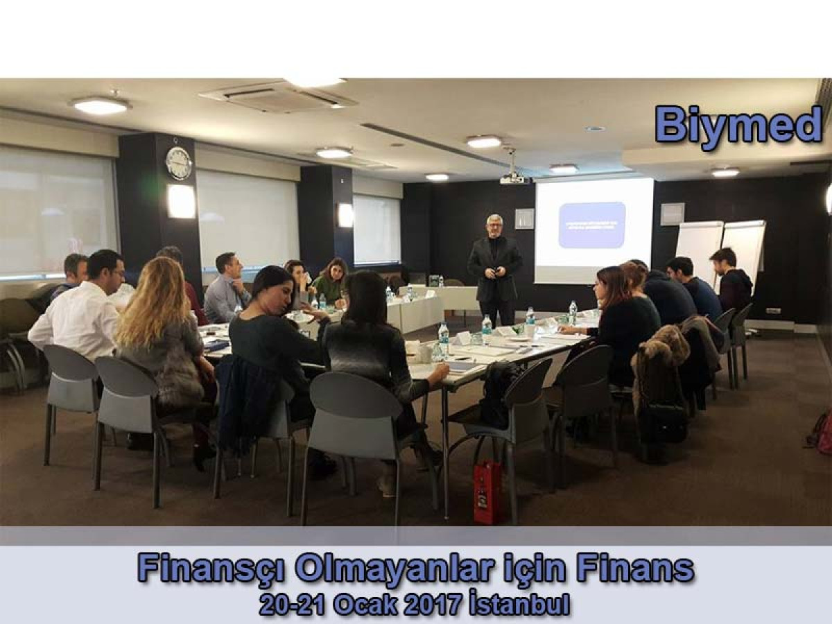 Finansçı Olmayanlar için Finans Yönetimi Eğitim Fotoğraflari - Ocak 2017