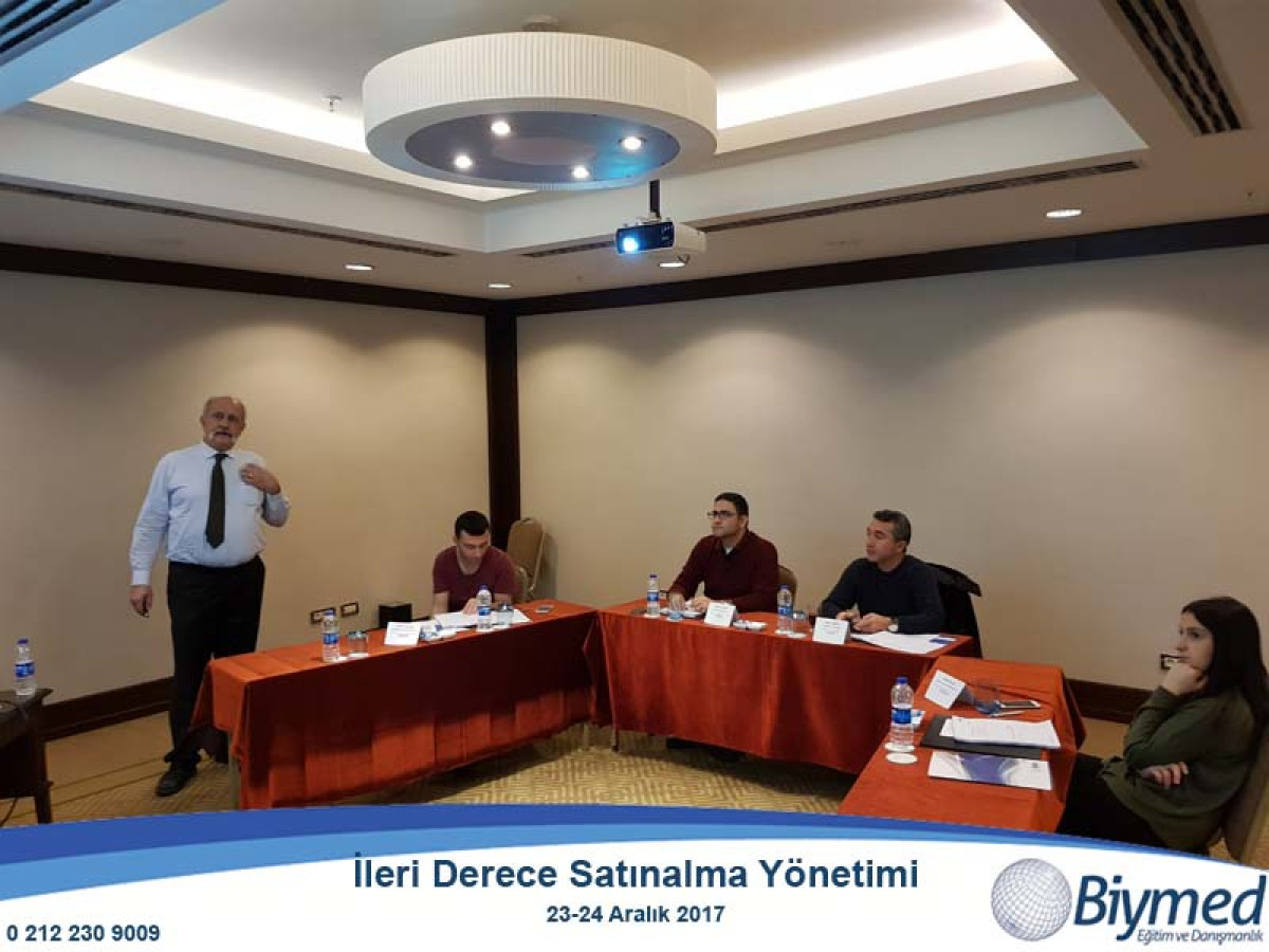 İleri Derece Satınalma Yönetimi Eğitim Fotoğrafları - Aralık 2017