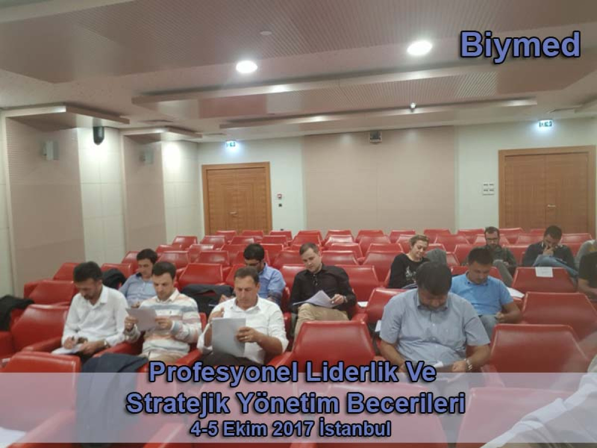 Profesyonel Liderlik Ve Stratejik Yönetim Becerileri Eğitimi Fotoğrafları - Ekim 2017