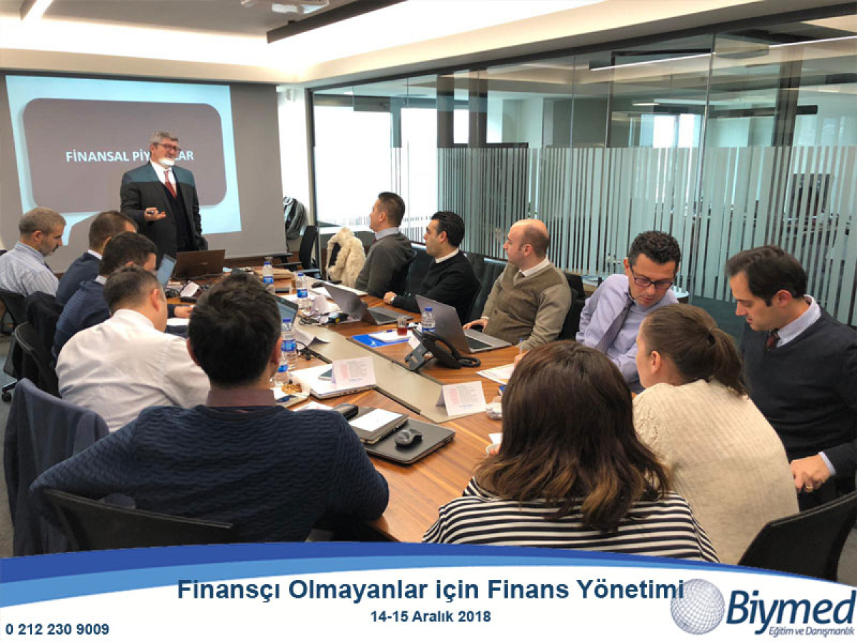 Finansçı Olmayanlar için Finans Yönetimi Eğitimi Fotoğrafları - Aralık 2018