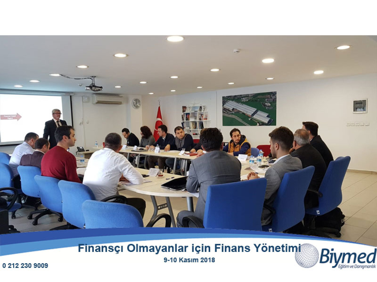 Finansçı Olmayanlar için Finans Yönetimi Eğitim Fotoğraflari - Kasım 2018