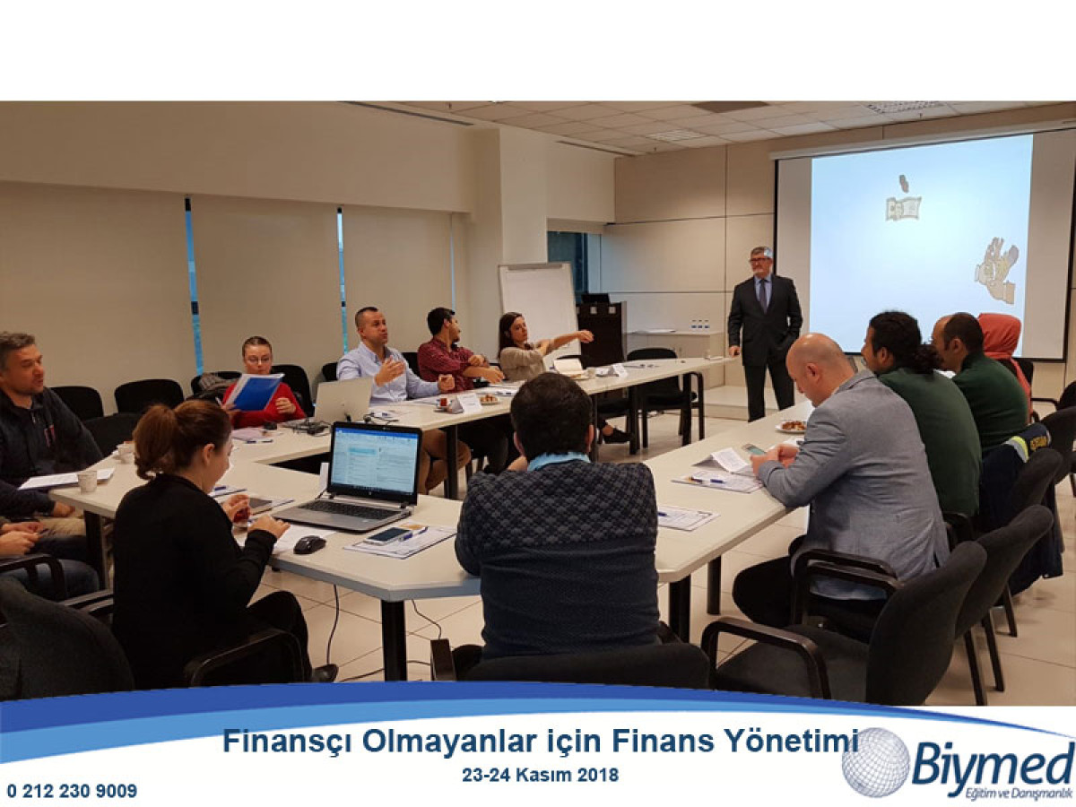 Finansçı Olmayanlar için Finans Yönetimi Eğitim Fotoğraflari - Kasım 2018