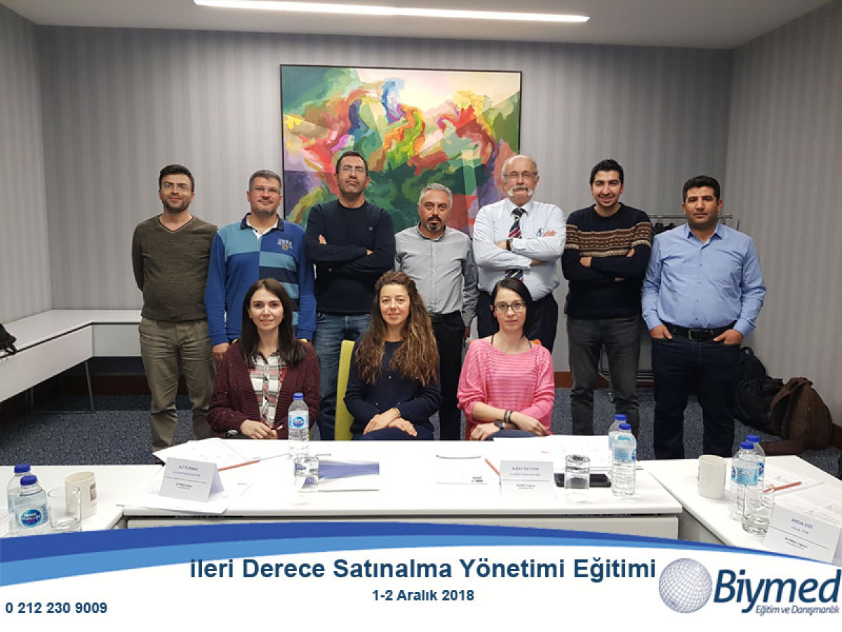 İleri Derece Satınalma Yönetimi Eğitim Fotoğrafları - Aralık 2018