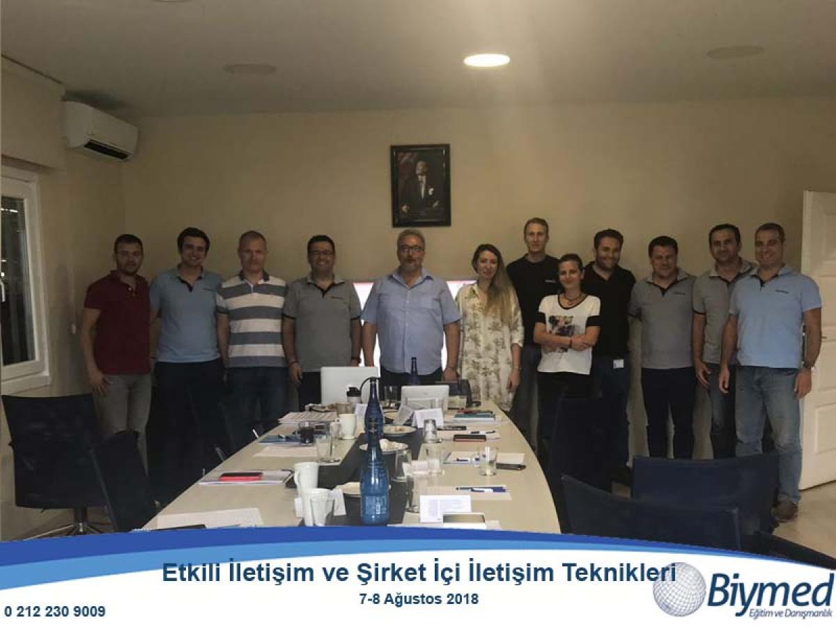 Etkili İletişim ve Şirket İçi İletişim Teknikleri Eğitimi Fotoğrafları - Ağustos 2018