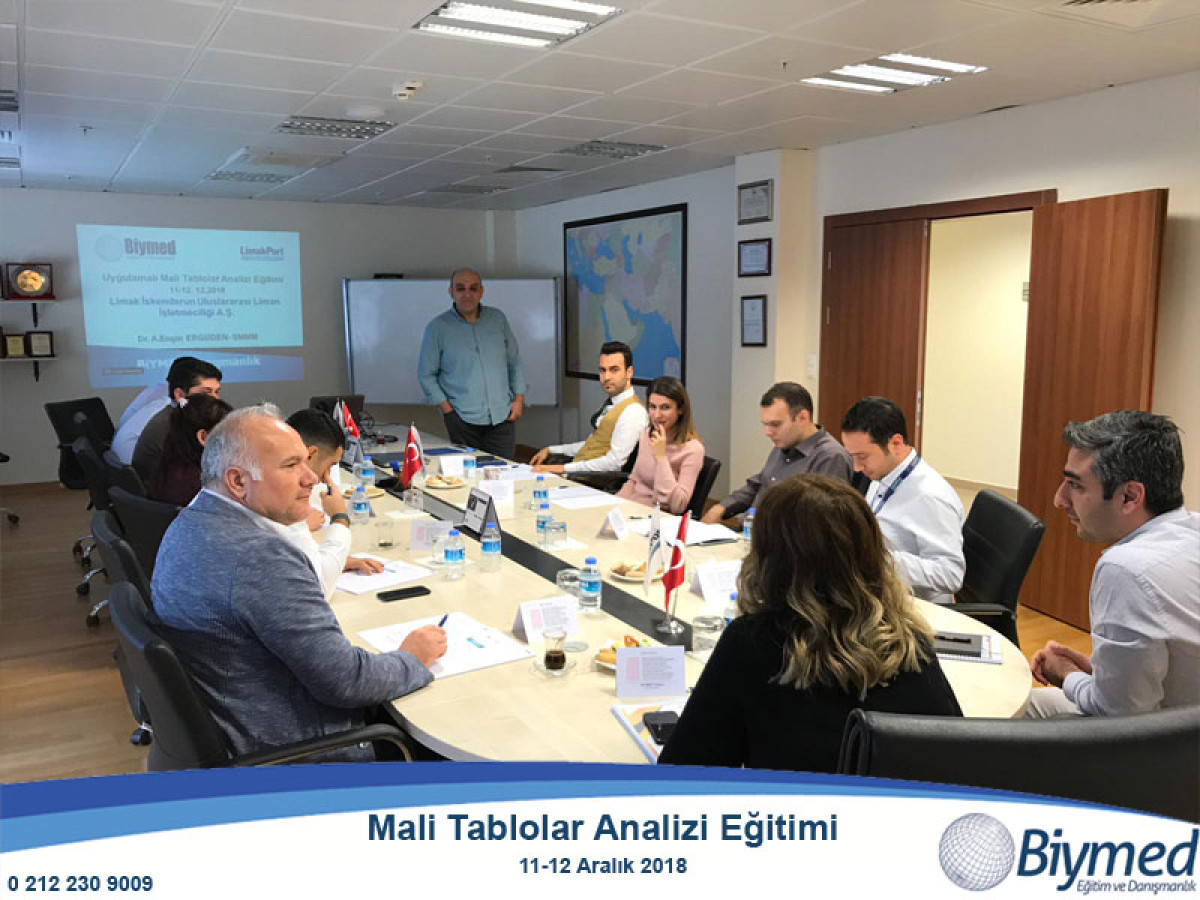 Muhasebe Uygulamaları ve Mali Tablolar Analizi Eğitimi Fotoğrafları - Aralık 2018