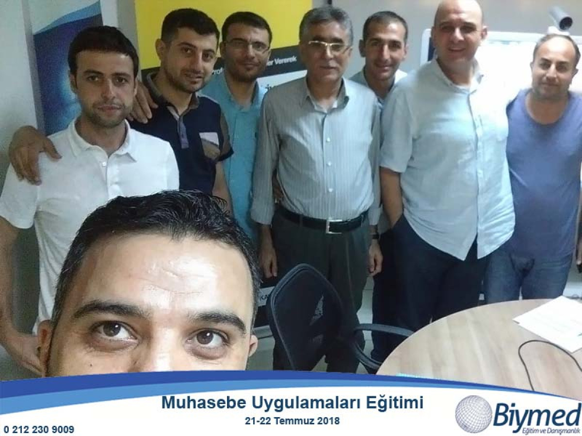 Muhasebe Uygulamaları Eğitimi Fotoğrafları - Temmuz 2018