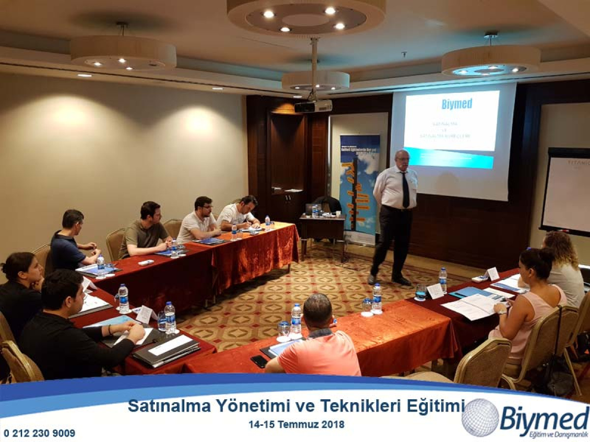 Satınalma Yönetimi Eğitim Fotoğrafları - Temmuz 2018