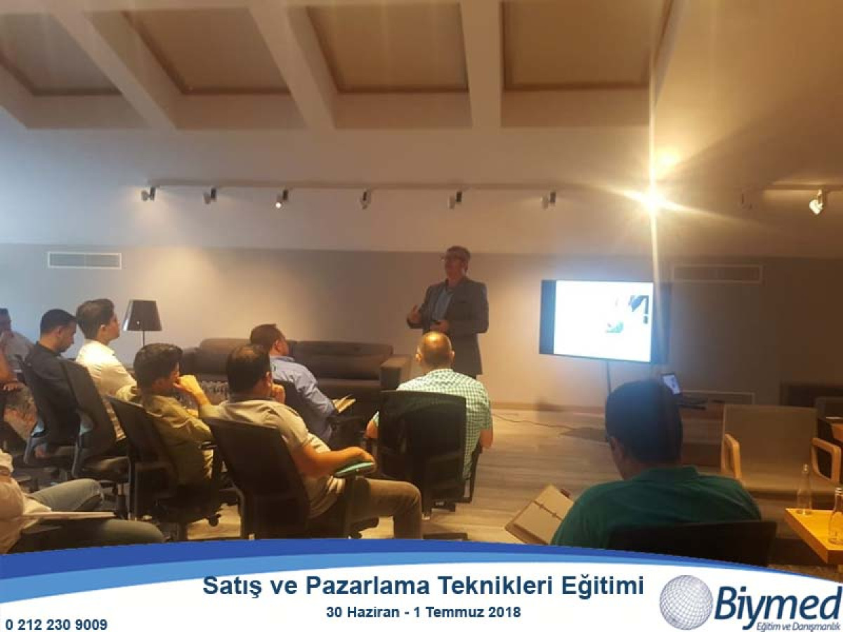 Satış ve Pazarlama Teknikleri Eğitimi Fotoğrafları - Haziran 2018