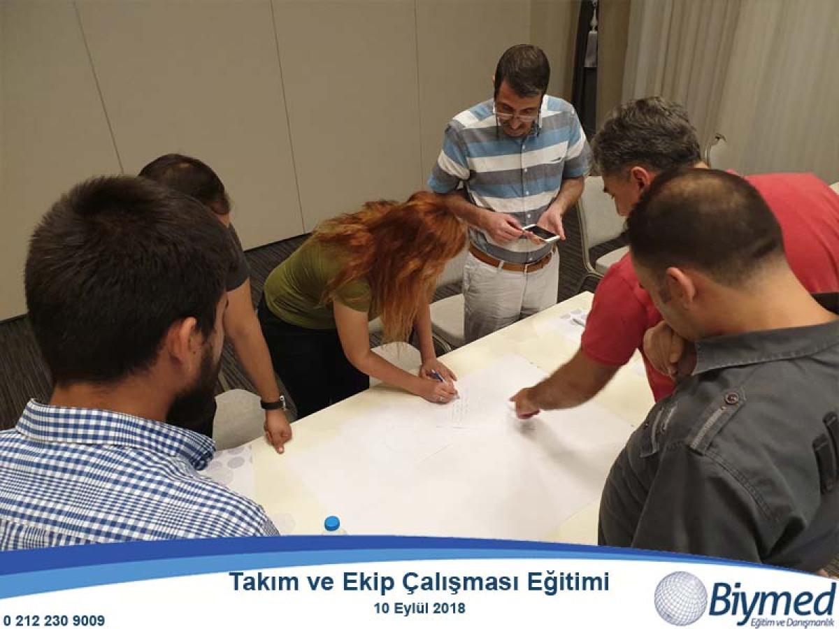 Takım ve Ekim Çalışması Eğitimi Fotoğrafları - Eylül 2018