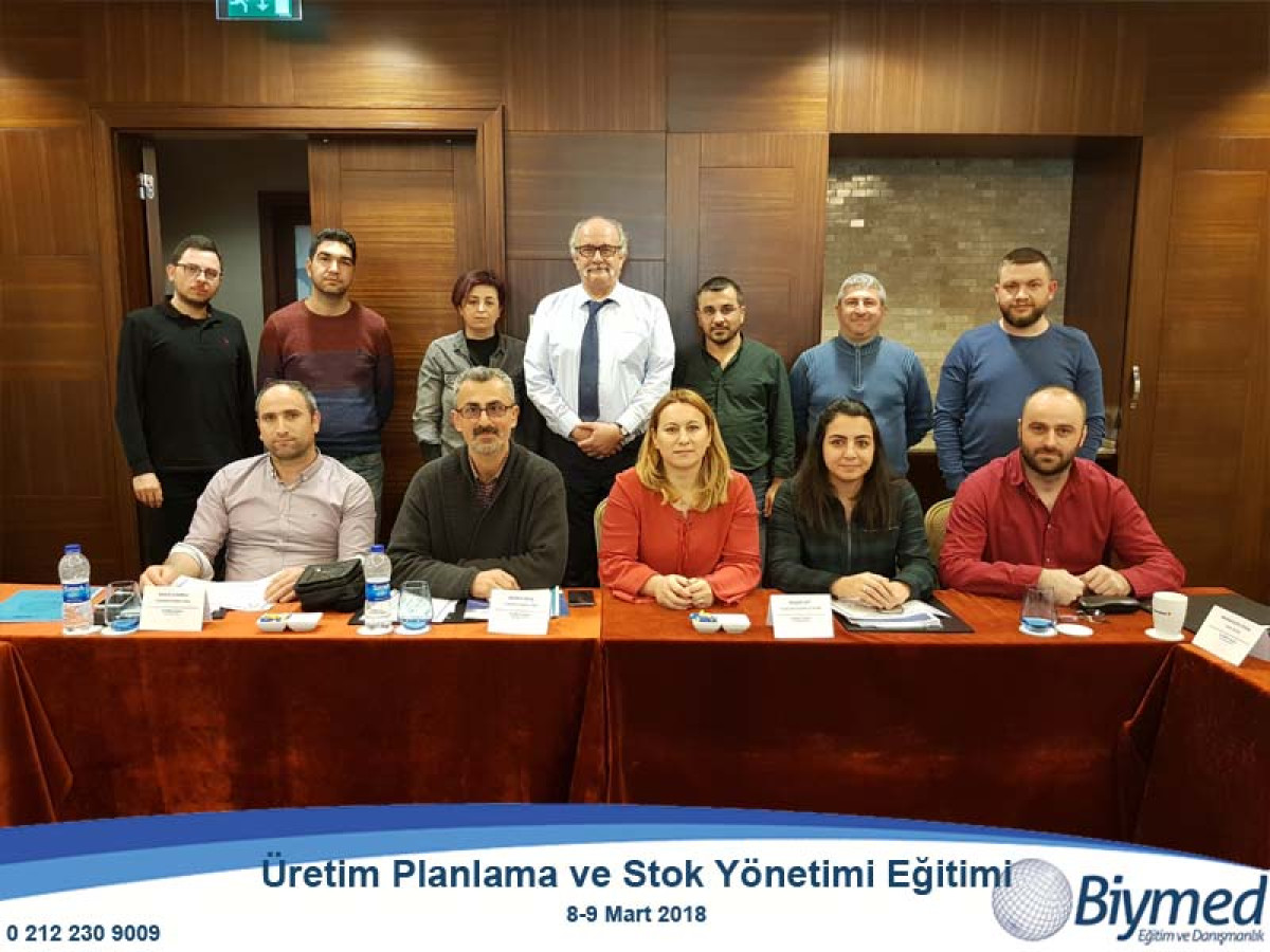 Üretim Planlama ve Stok Yönetimi Eğitim Fotoğrafları - Mart 2018