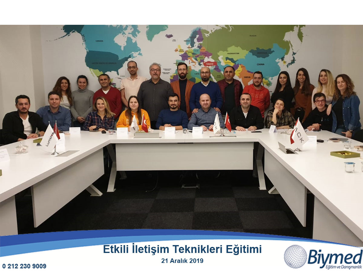 Etkili İletişim Teknikleri Eğitimi Fotoğrafları - Aralık 2019