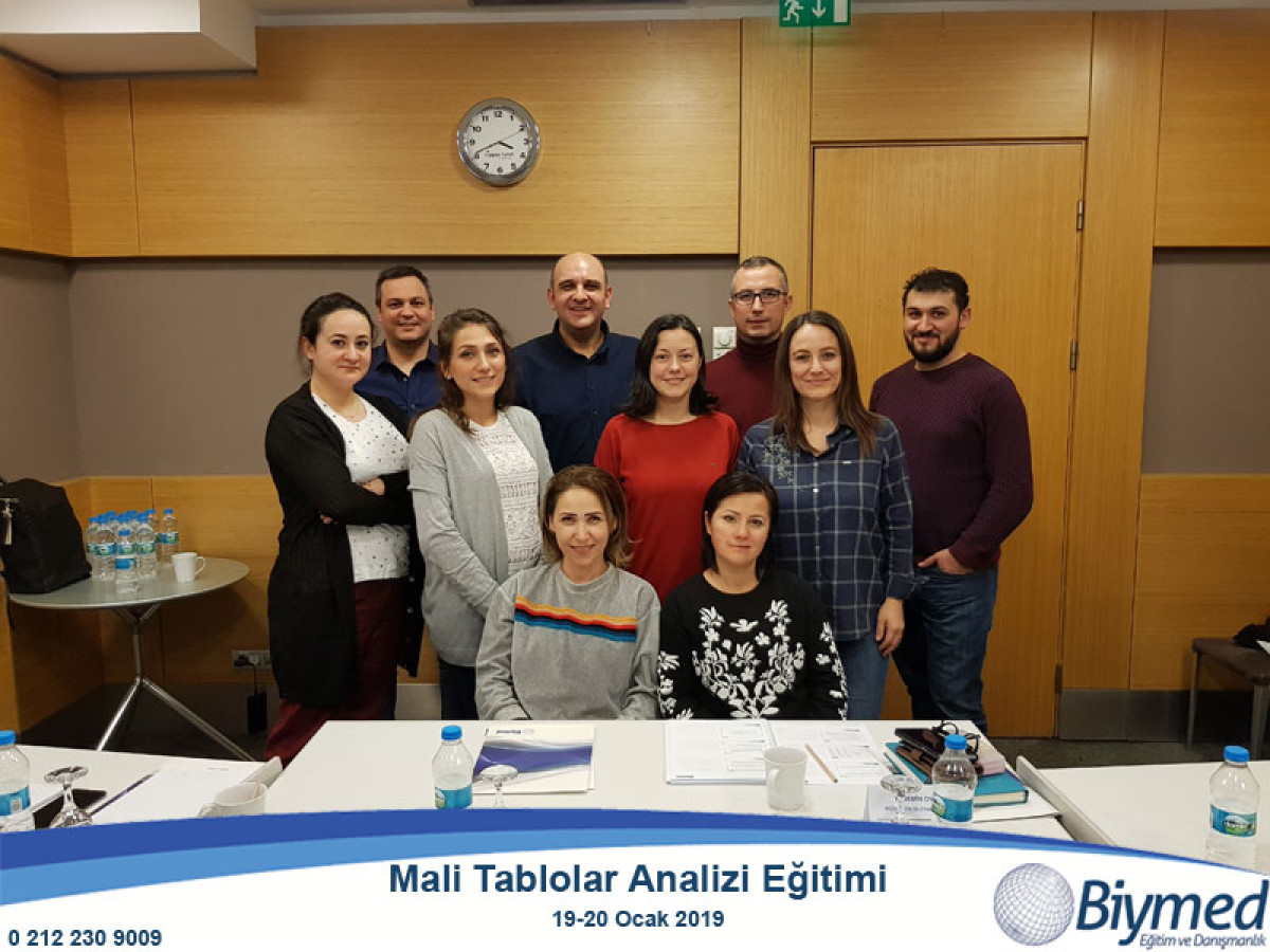 Uygulamalı Mali Tablolar Analizi Eğitimi Fotoğrafları - Ocak 2019