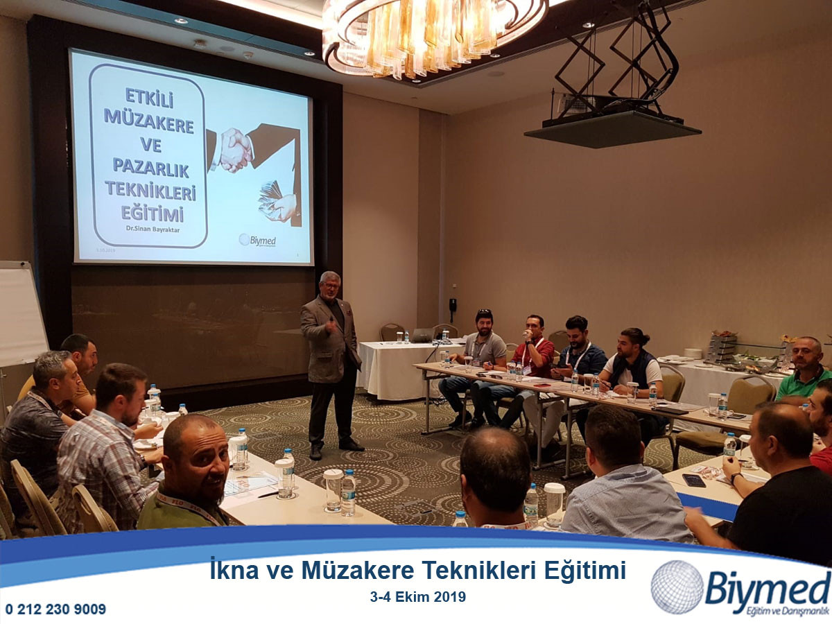 Etkili Pazarlık ve Müzakere Teknikleri Eğitimi Fotoğrafları - Ekim 2019
