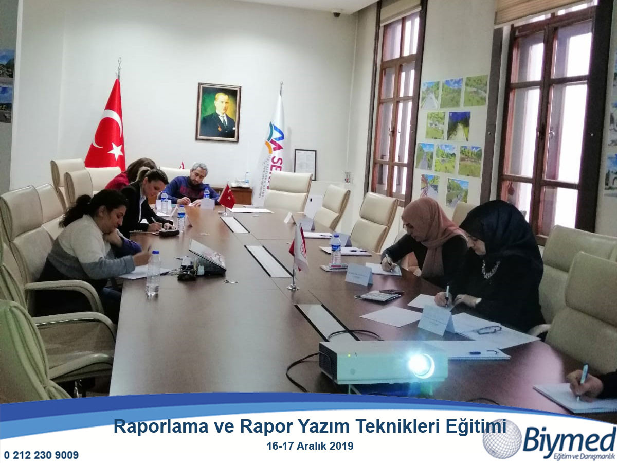 Raporlama ve Rapor Yazım Teknikleri Eğitimi Fotoğrafları - Aralık 2019