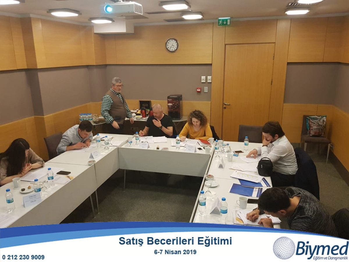 Satış ve Pazarlama Teknikleri Eğitimi Fotoğrafları - Nisan 2019