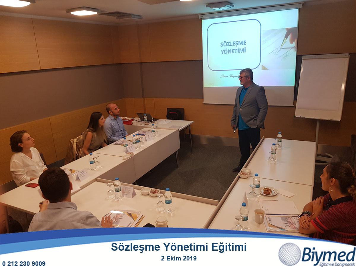 Sözleşme Yönetimi Eğitim Fotoğrafları - Ekim 2019