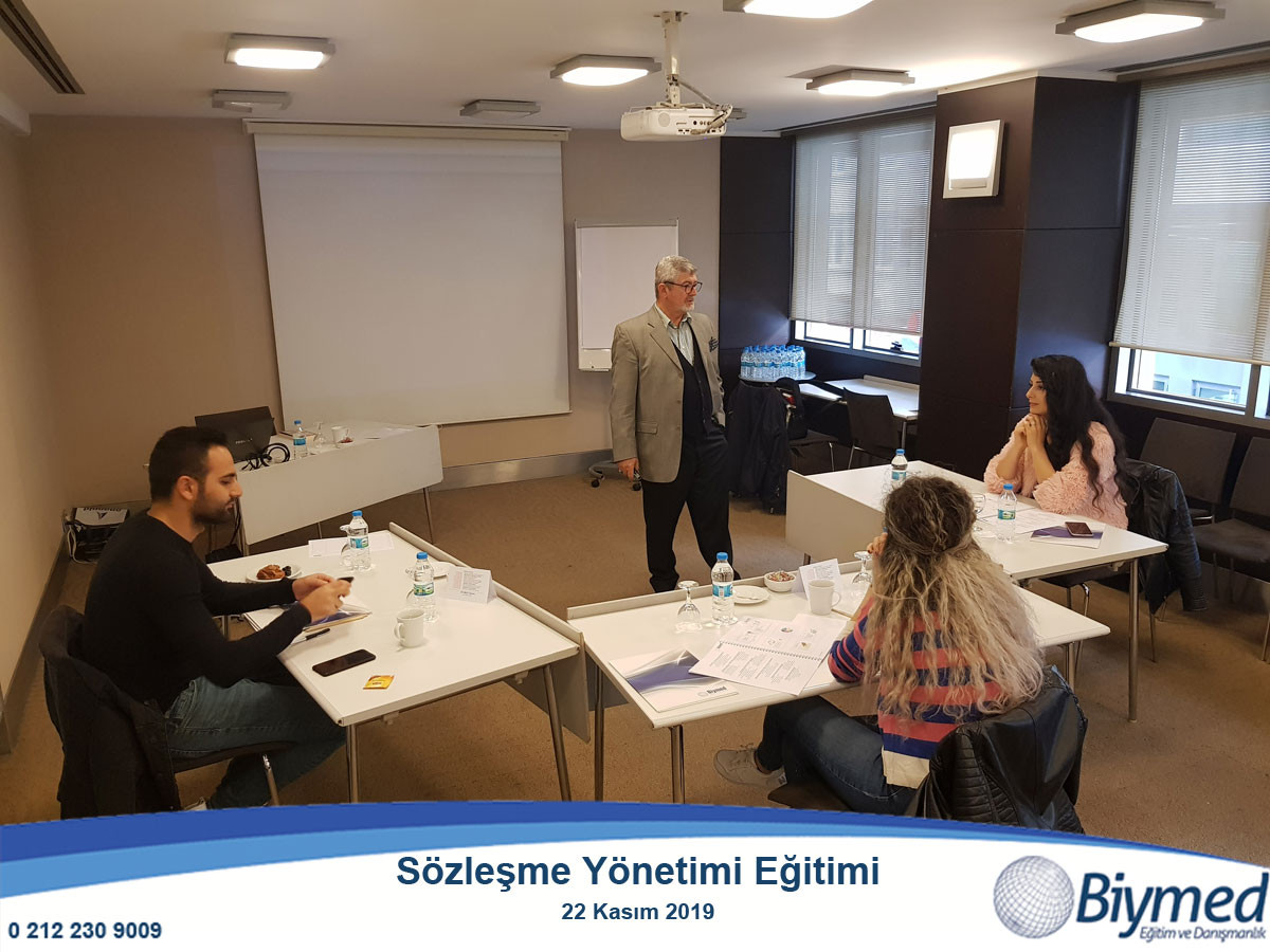Sözleşme Yönetimi Eğitim Fotoğrafları - Kasım 2019
