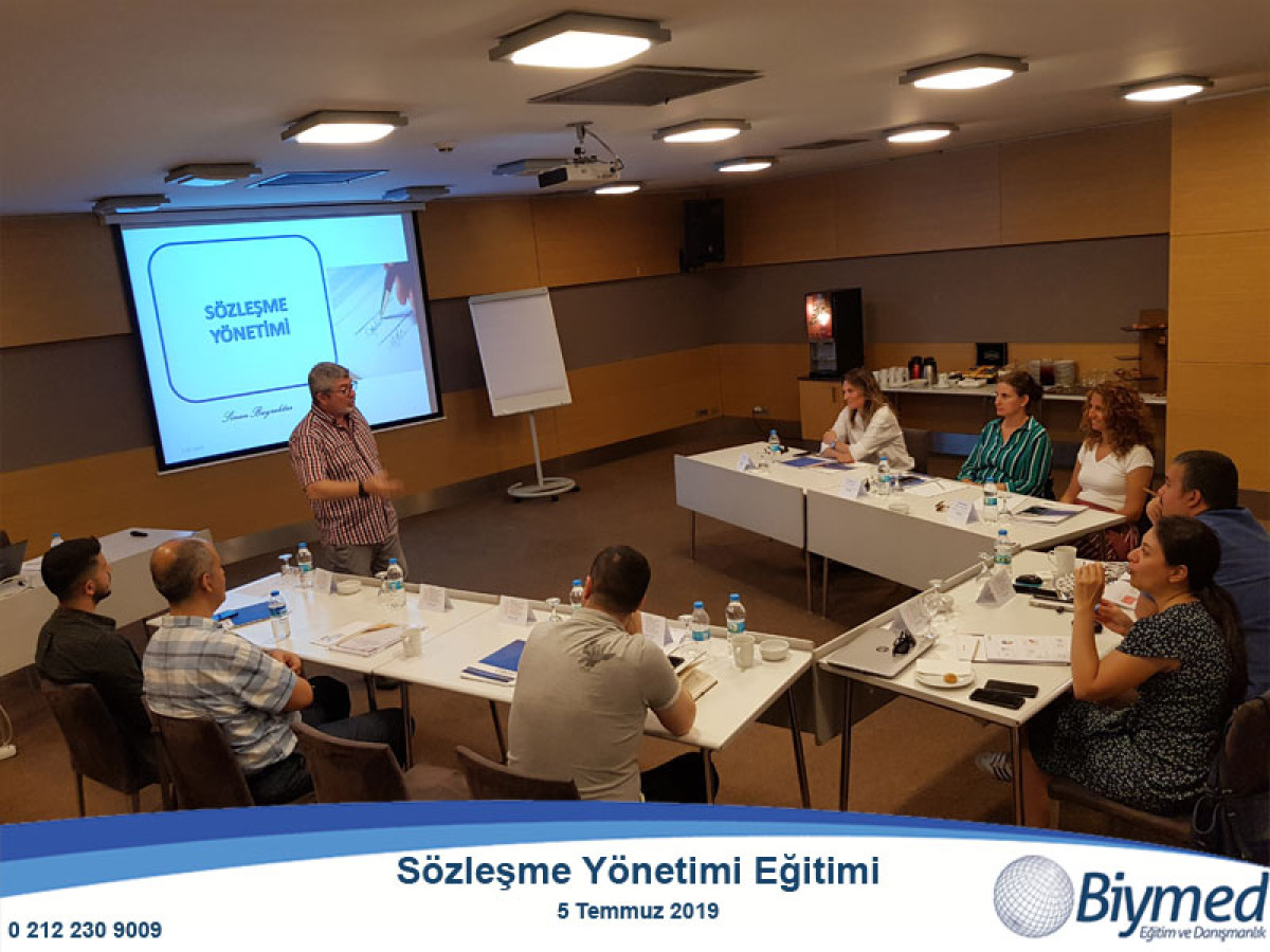 Sözleşme Yönetimi Eğitim Fotoğrafları - Temmuz 2019