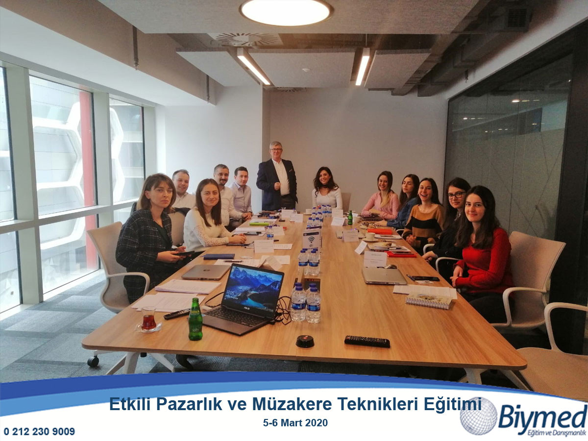 Etkili Pazarlık ve Müzakere Teknikleri Eğitimi Fotoğrafları - Mart 2020