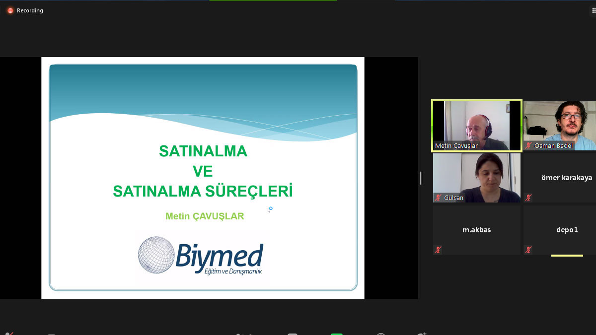 Satınalma Yönetimi Eğitim Fotoğrafları - Haziran 2021