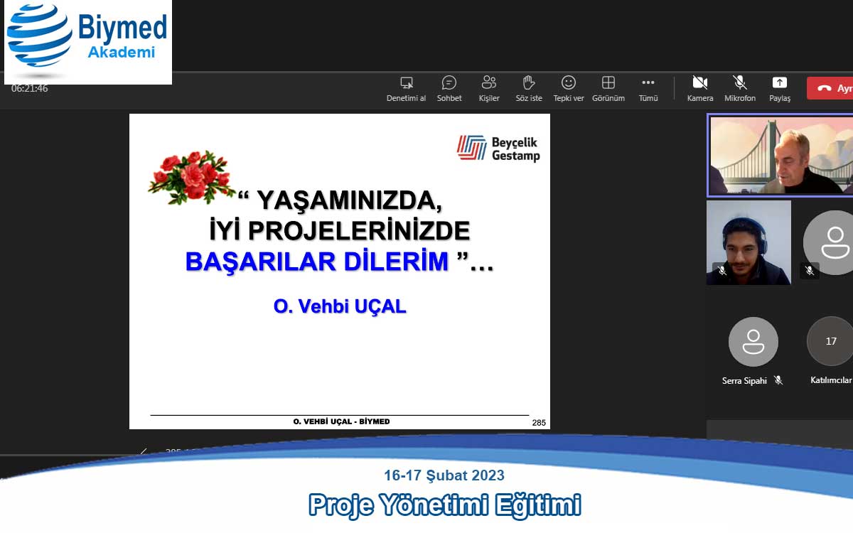 Proje Yönetimi Eğitimi Fotoğrafları 16-17 Şubat 2023