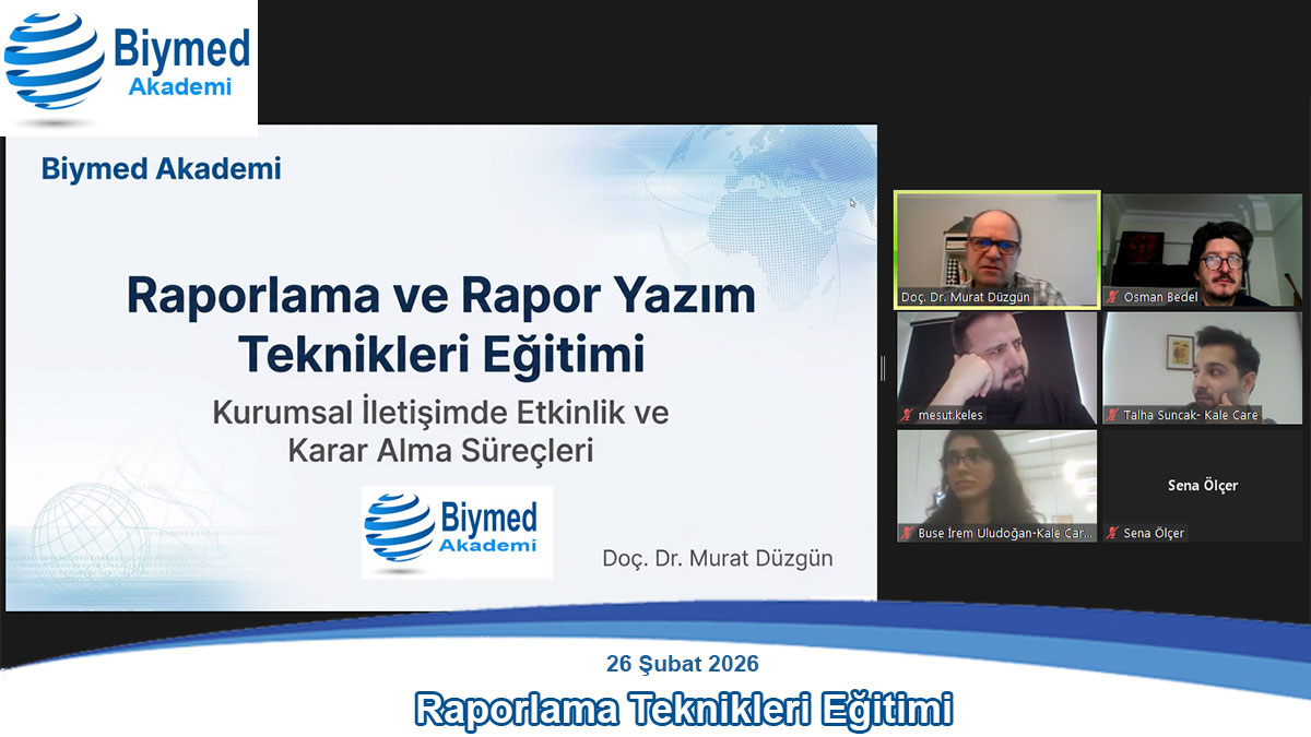 Raporlama Teknikleri Eğitimi Fotoğrafları Fotoğrafları 26 Şubat 2026 tarihli eğitime ait bilgidir.