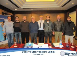 Depo ve Stok Yönetimi Eğitimi Fotoğrafları - Aralık 2017