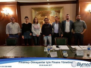 Finansçı Olmayanlar için Finans Yönetimi Eğitim Fotoğraflari - Aralık 2017