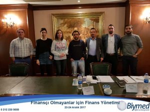 Finansçı Olmayanlar için Finans Yönetimi Eğitim Fotoğraflari - Aralık 2017