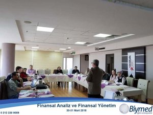 Finansal Analiz ve Finansal Yönetim Eğitimi Fotoğrafları - Mart 2018