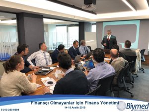 Finansçı Olmayanlar için Finans Yönetimi Eğitimi Fotoğrafları - Aralık 2018