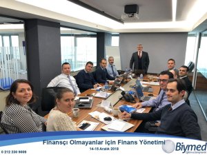 Finansçı Olmayanlar için Finans Yönetimi Eğitimi Fotoğrafları - Aralık 2018