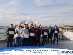 Finansçı Olmayanlar için Finans Yönetimi Eğitimi Fotoğrafları - Aralık 2018