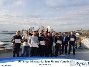 Finansçı Olmayanlar için Finans Yönetimi Eğitimi Fotoğrafları - Aralık 2018