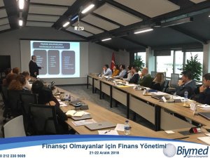Finansçı Olmayanlar için Finans Yönetimi Eğitimi Fotoğrafları - Aralık 2018