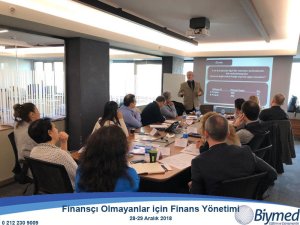 Finansçı Olmayanlar için Finans Yönetimi Eğitimi Fotoğrafları - Aralık 2018