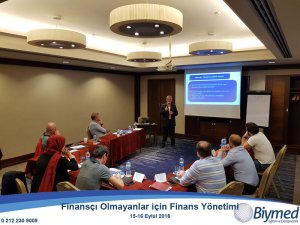 Finansçı Olmayanlar için Finans Yönetimi Eğitim Fotoğraflari - Eylül 2018