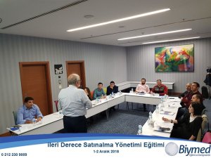 İleri Derece Satınalma Yönetimi Eğitim Fotoğrafları - Aralık 2018
