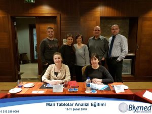 Uygulamalı Mali Tablolar Analizi Eğitimi Fotoğrafları - Şubat 2018