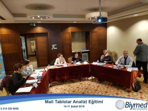 Uygulamalı Mali Tablolar Analizi Eğitimi Fotoğrafları - Şubat 2018