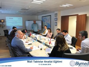 Muhasebe Uygulamaları ve Mali Tablolar Analizi Eğitimi Fotoğrafları - Aralık 2018