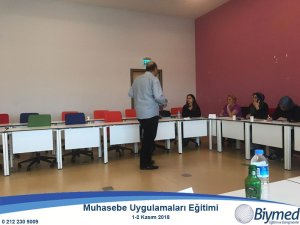 Muhasebe Uygulamaları Eğitimi Fotoğrafları - Kasım 2018