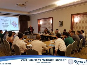 Etkili Pazarlık ve Müzakere Teknikleri Eğitimi Fotoğrafları - Temmuz 2018