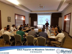 Etkili Pazarlık ve Müzakere Teknikleri Eğitimi Fotoğrafları - Temmuz 2018
