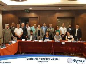Sözleşme Yönetimi Eğitim Fotoğrafları - Eylül 2018