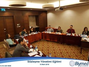 Sözleşme Yönetimi Eğitim Fotoğrafları - Mart 2018