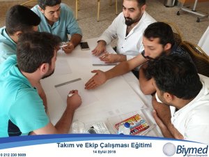Takım ve Ekim Çalışması Eğitimi Fotoğrafları - Eylül 2018