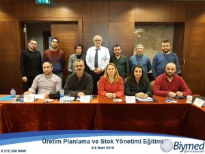 Üretim Planlama ve Stok Yönetimi Eğitim Fotoğrafları - Mart 2018